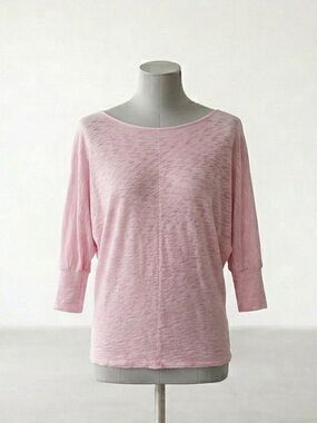 Y2K Lightweight Pink Boatneck Top by Velvet
